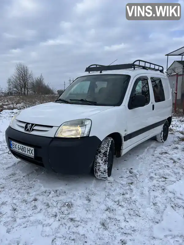 Минивэн Peugeot Partner 2006 2 л. Ручная / Механика обл. Хмельницкая, Хмельницкий - Фото 1/21