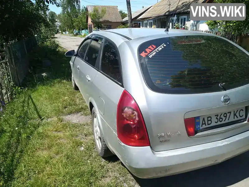 SJNTEAP12U0031974 Nissan Primera 2002 Універсал 2.2 л. Фото 2