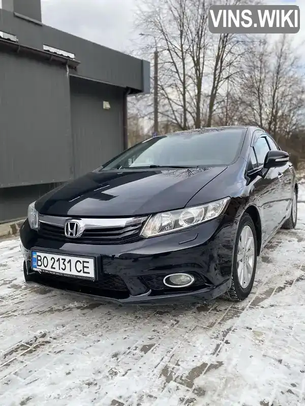 Седан Honda Civic 2012 1.8 л. Автомат обл. Тернопольская, Тернополь - Фото 1/21