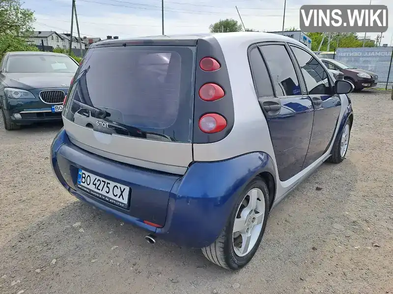 WME4540301B022935 Smart Forfour 2004 Хэтчбек 1.12 л. Фото 3