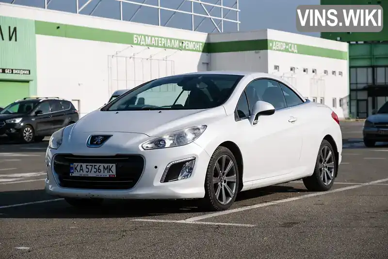 Кабриолет Peugeot 308 2013 2 л. Автомат обл. Киевская, Ирпень - Фото 1/21