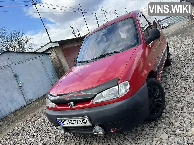 VF35CKFXE60093249 Peugeot Partner 1998 Мінівен 1.39 л. Фото 1