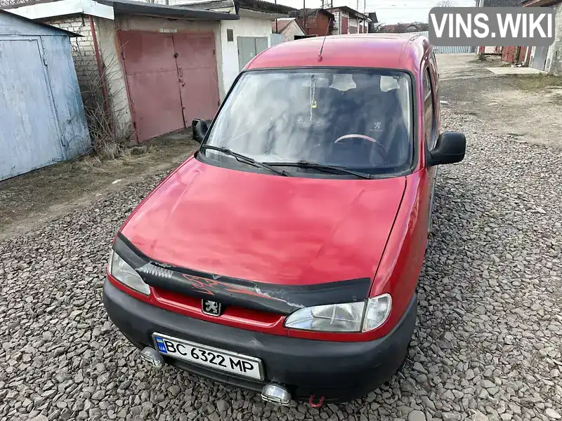 VF35CKFXE60093249 Peugeot Partner 1998 Мінівен 1.39 л. Фото 2