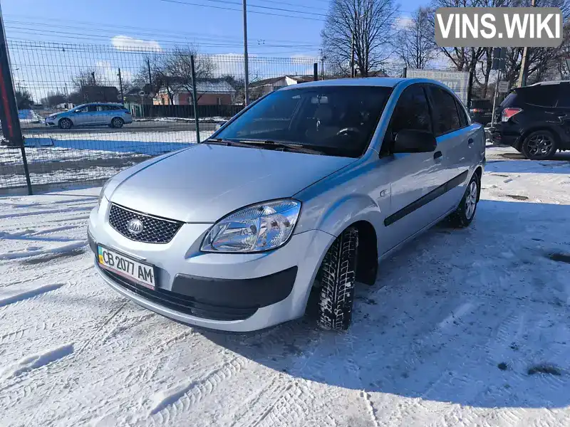 Седан Kia Rio 2008 1.4 л. Ручна / Механіка обл. Чернігівська, Чернігів - Фото 1/16