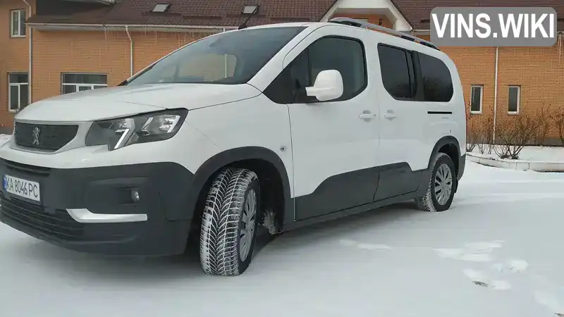 VR3EC9HPAKJ841118 Peugeot Rifter 2019 Мінівен 1.56 л. Фото 1