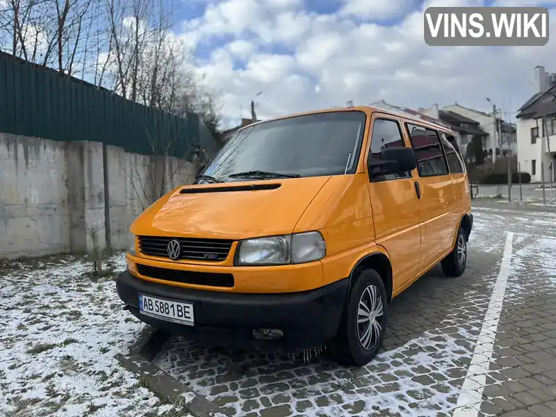 Мінівен Volkswagen Transporter 2003 2.5 л. Ручна / Механіка обл. Вінницька, Вінниця - Фото 1/13