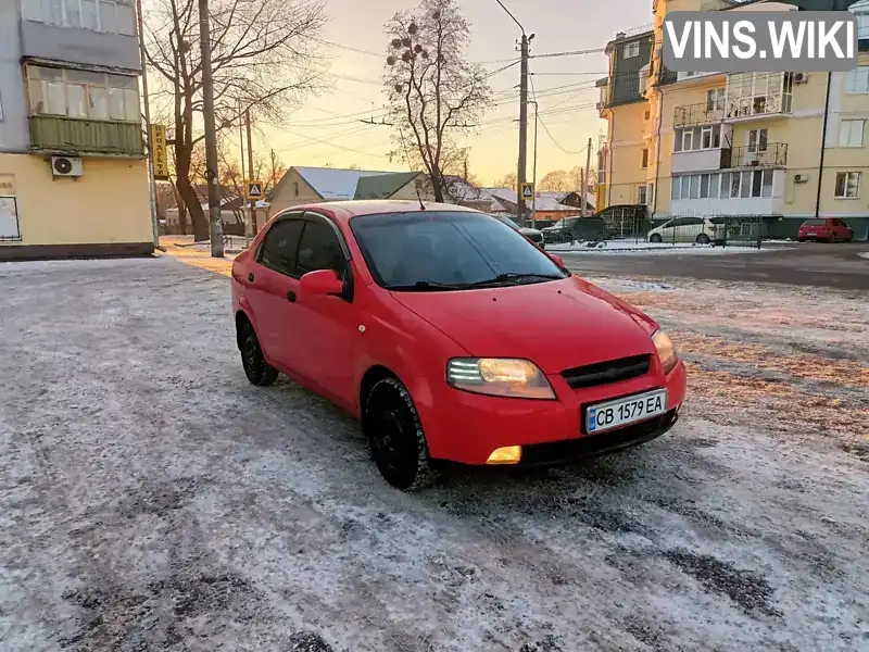 Седан Chevrolet Aveo 2006 1.5 л. Ручная / Механика обл. Черниговская, Чернигов - Фото 1/9