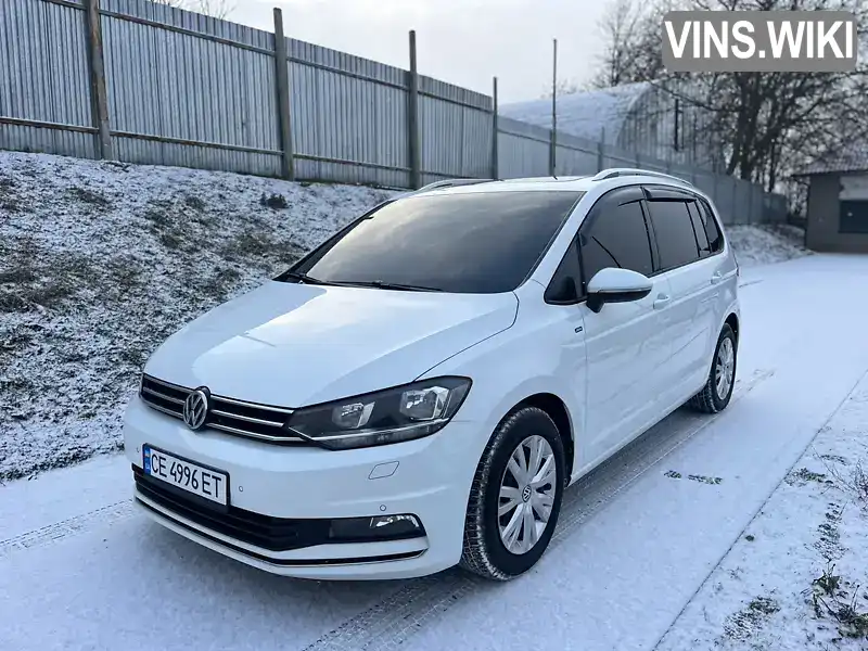 Микровэн Volkswagen Touran 2018 1.6 л. Ручная / Механика обл. Черновицкая, Черновцы - Фото 1/20