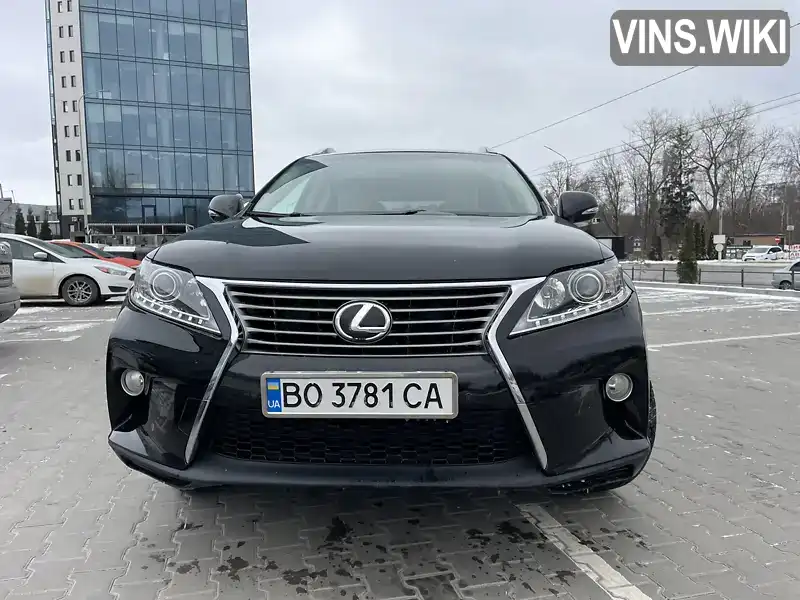 Внедорожник / Кроссовер Lexus RX 2012 3.46 л. Автомат обл. Тернопольская, Тернополь - Фото 1/21