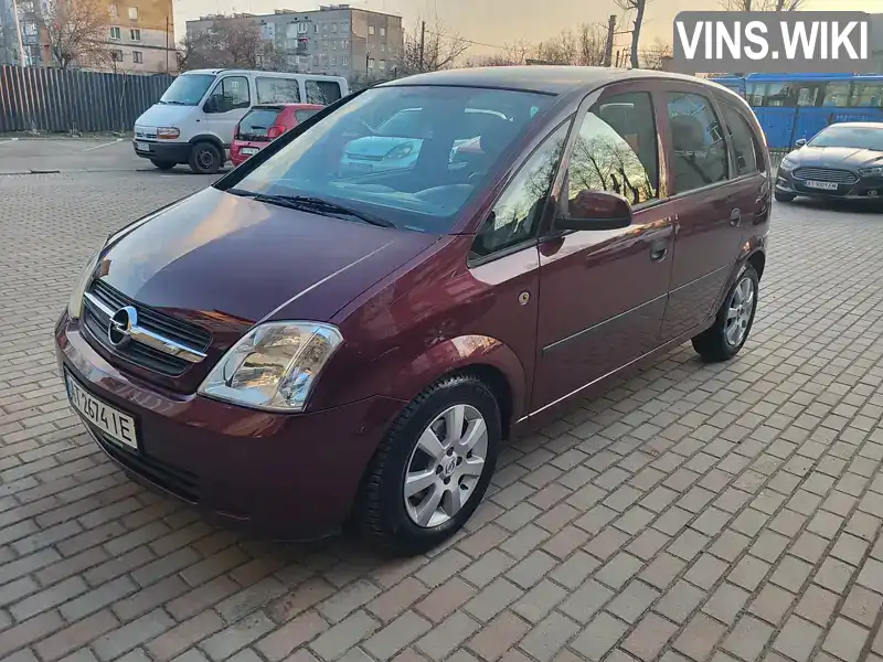 W0L0XCE7554239147 Opel Meriva 2005 Мікровен 1.6 л. Фото 1