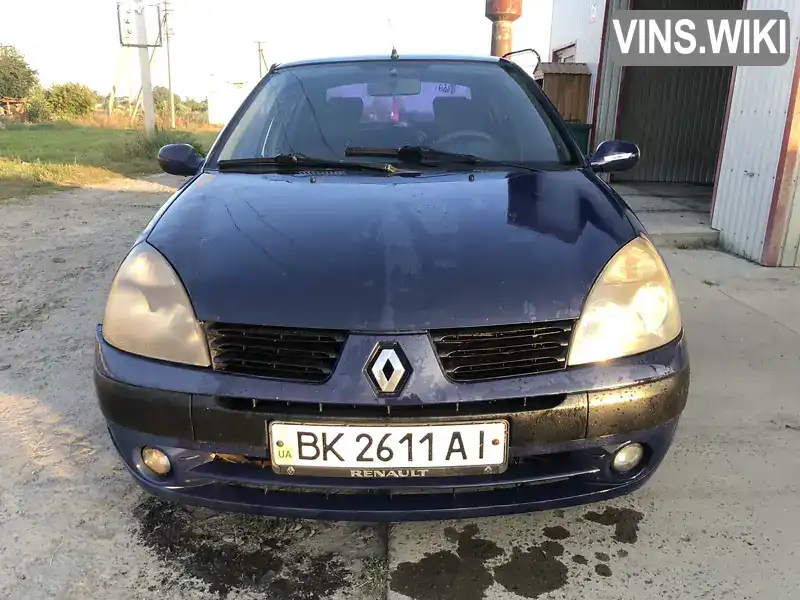 Седан Renault Clio Symbol 2005 1.4 л. Ручна / Механіка обл. Рівненська, Березне - Фото 1/18