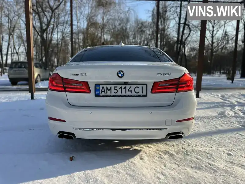 WBAJB51080WC72951 BMW 5 Series 2018 Седан 3 л. Фото 7