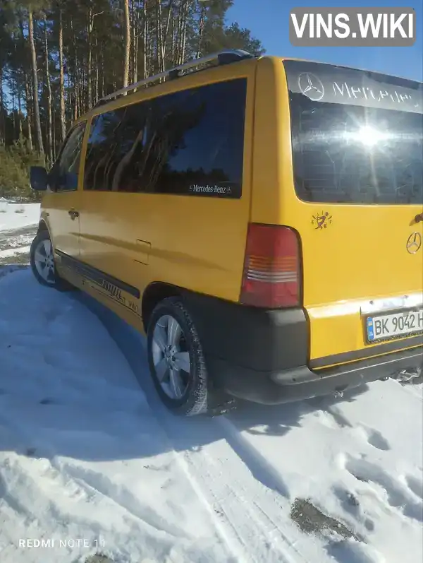 VSA63806413102477 Mercedes-Benz Vito 1998 Мінівен 2.3 л. Фото 9