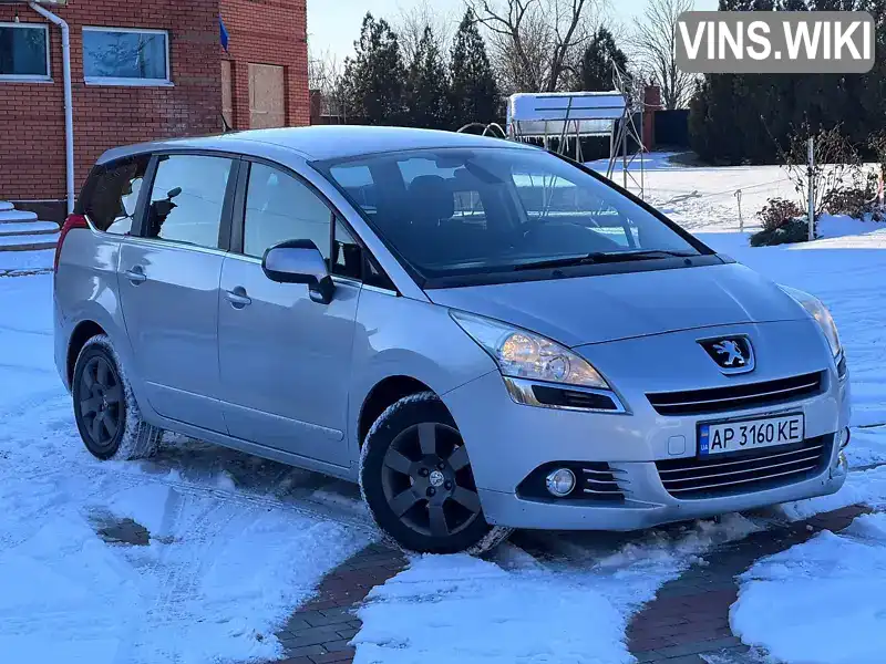 Мікровен Peugeot 5008 2010 1.6 л. Ручна / Механіка обл. Запорізька, Запоріжжя - Фото 1/16