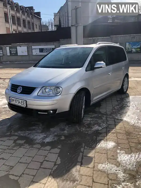 Мінівен Volkswagen Touran 2006 1.98 л. Автомат обл. Сумська, Суми - Фото 1/19