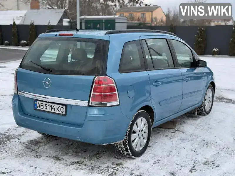 W0L0AHM7562225605 Opel Zafira 2006 Мінівен 1.6 л. Фото 2