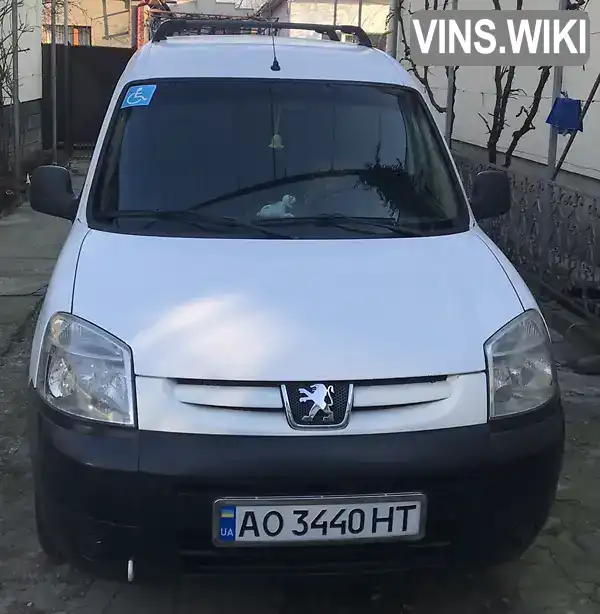 Минивэн Peugeot Partner 2007 1.56 л. Ручная / Механика обл. Закарпатская, Мукачево - Фото 1/16