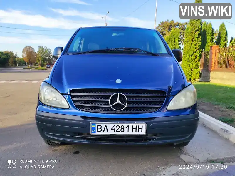 Мінівен Mercedes-Benz Vito 2005 2.2 л. Ручна / Механіка обл. Миколаївська, Первомайськ - Фото 1/21