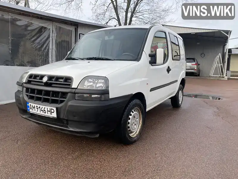 Минивэн Fiat Doblo 2005 1.6 л. Ручная / Механика обл. Житомирская, Звягель - Фото 1/21