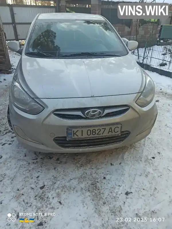 Седан Hyundai Accent 2012 null_content л. Автомат обл. Київська, Буча - Фото 1/7