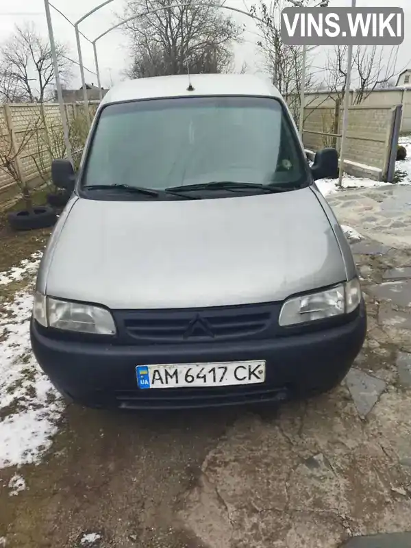 VF7MCRHYB65731842 Citroen Berlingo 2002 Мінівен 1.9 л. Фото 1