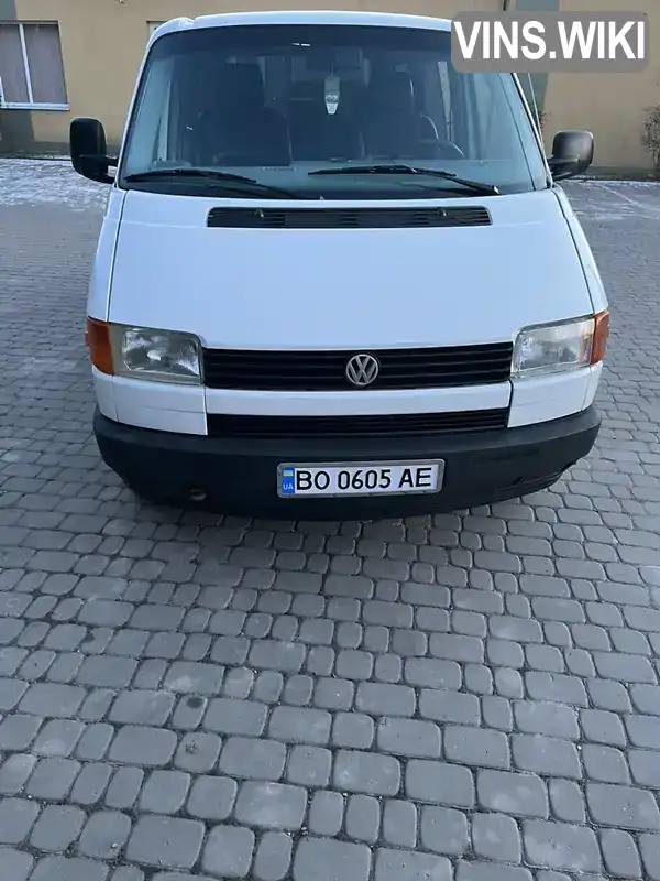 Мінівен Volkswagen Transporter 1993 2.4 л. Ручна / Механіка обл. Тернопільська, Тернопіль - Фото 1/17