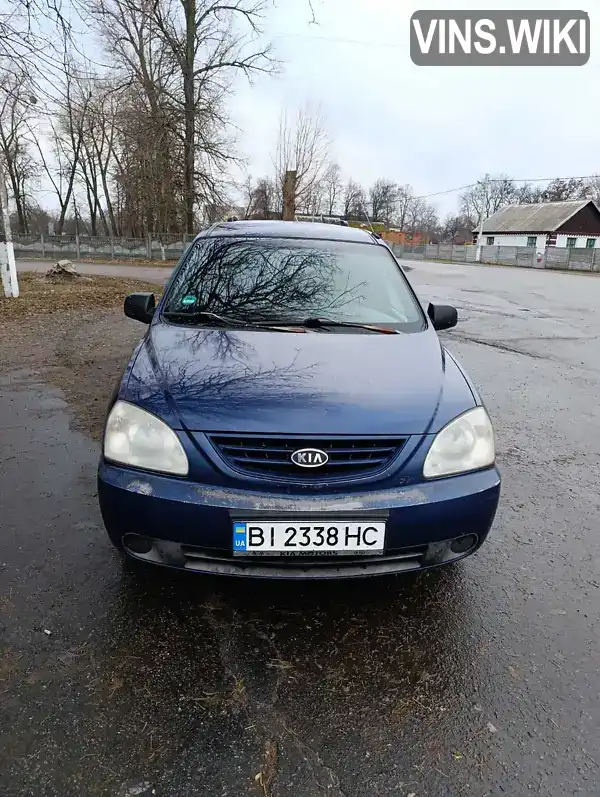 Мінівен Kia Carens 2003 2 л. Ручна / Механіка обл. Полтавська, Хорол - Фото 1/16