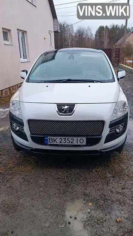 Внедорожник / Кроссовер Peugeot 3008 2010 2 л. Автомат обл. Ровенская, Рокитное - Фото 1/10