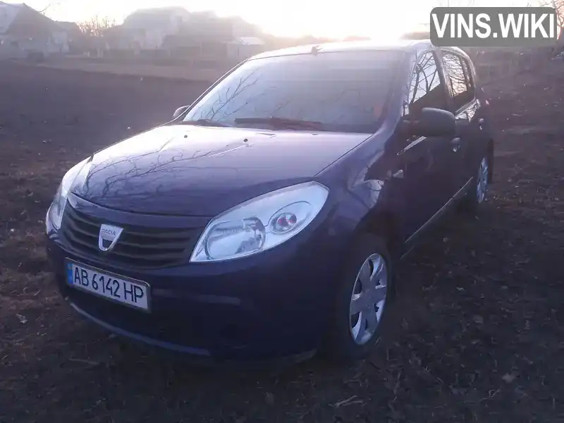 UU1BSDAEH41041904 Dacia Sandero 2009 Хэтчбек 1.4 л. Фото 1