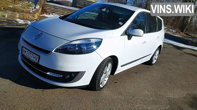 Мінівен Renault Grand Scenic 2012 1.5 л. Ручна / Механіка обл. Житомирська, Житомир - Фото 1/21