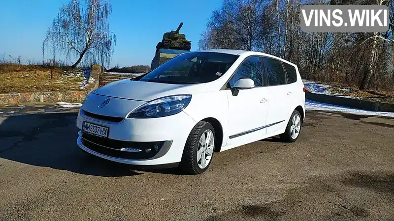 VF1JZ14A647244232 Renault Grand Scenic 2012 Мінівен 1.5 л. Фото 2