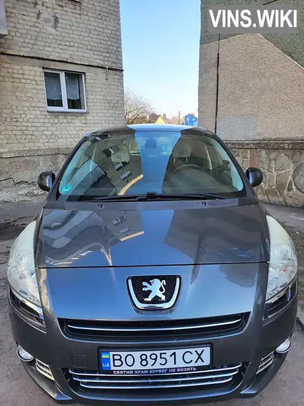 Мікровен Peugeot 5008 2009 1.6 л. Ручна / Механіка обл. Тернопільська, Тернопіль - Фото 1/11