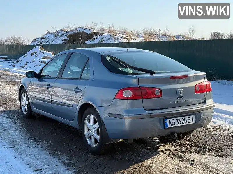 VF1BG4WB633773844 Renault Laguna 2005 Ліфтбек 1.9 л. Фото 2