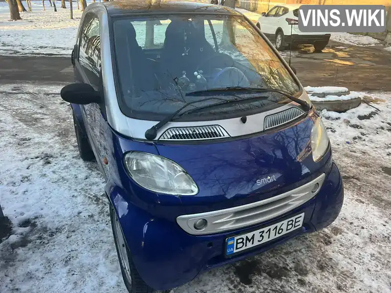 Купе Smart Fortwo 2000 0.6 л. Автомат обл. Сумська, Суми - Фото 1/8