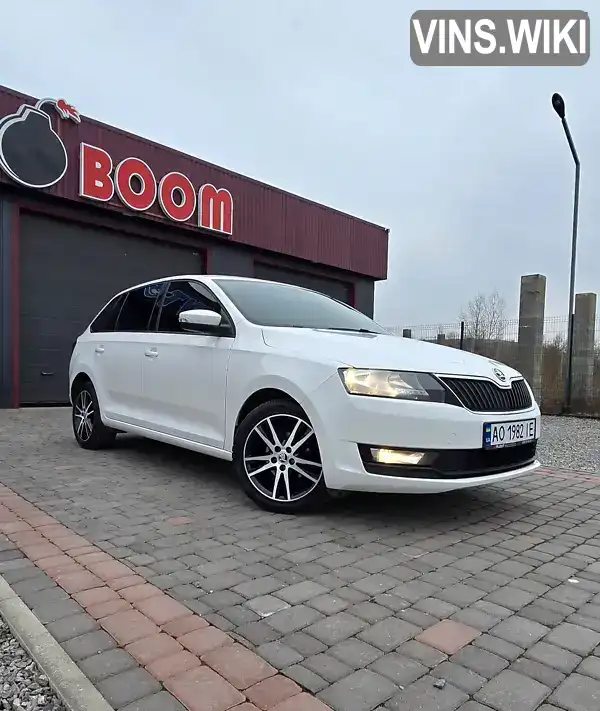 TMBEF6NH5J4536426 Skoda Rapid 2017 Хэтчбек 1.4 л. Фото 2