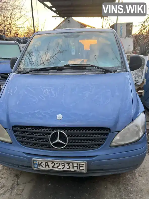 Мінівен Mercedes-Benz Vito 2003 2.2 л. Ручна / Механіка обл. Миколаївська, Миколаїв - Фото 1/16