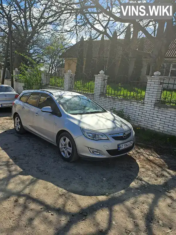 W0LPD8EV6B8111841 Opel Astra 2011 Универсал 1.69 л. Фото 2