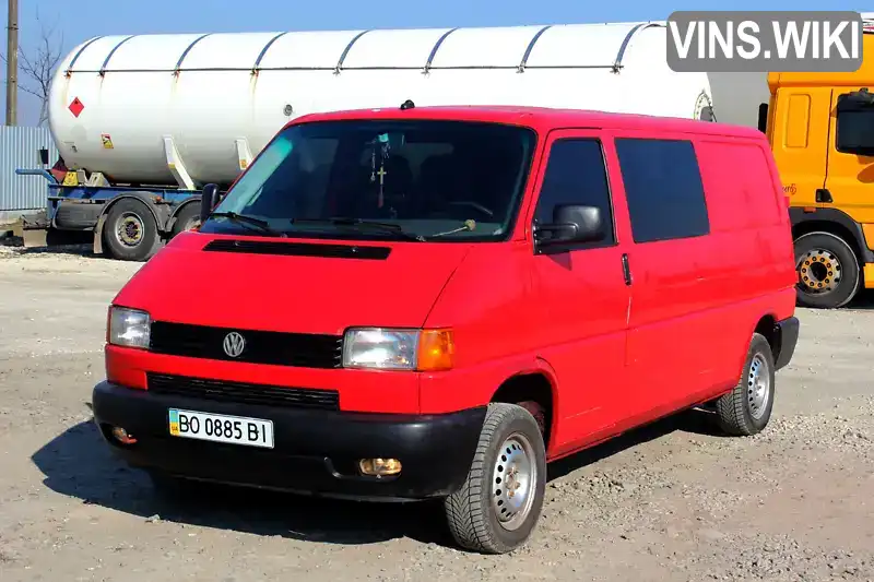 Минивэн Volkswagen Transporter 2000 2.46 л. Ручная / Механика обл. Тернопольская, Кременец - Фото 1/21