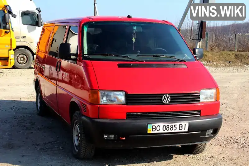 WV1ZZZ70ZYH118684 Volkswagen Transporter 2000 Минивэн 2.46 л. Фото 2