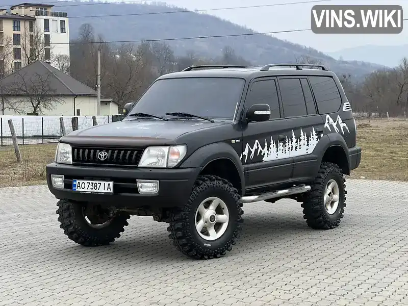 Внедорожник / Кроссовер Toyota Land Cruiser 1998 3.4 л. Автомат обл. Закарпатская, Свалява - Фото 1/21