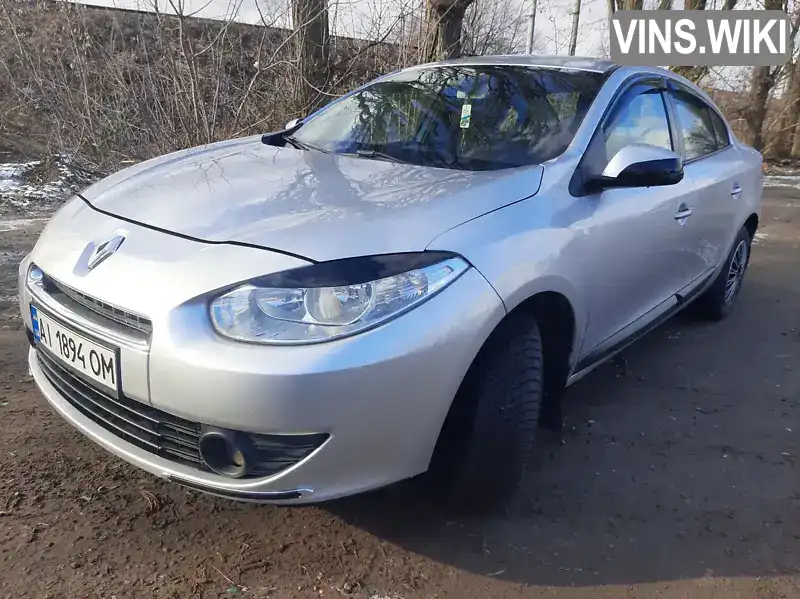 Седан Renault Fluence 2011 1.46 л. Ручная / Механика обл. Киевская, Буча - Фото 1/21