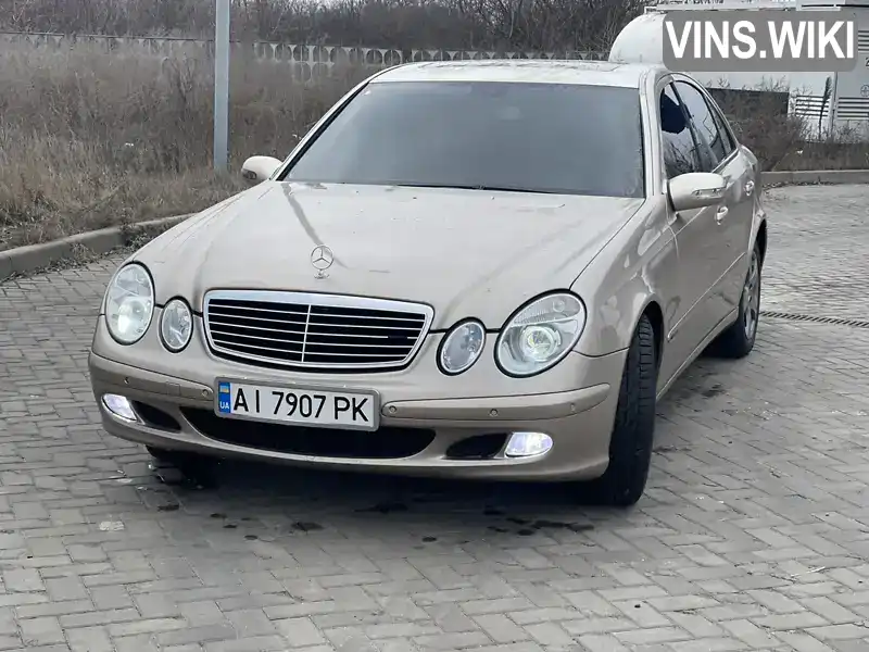 Седан Mercedes-Benz E-Class 2003 2.2 л. Ручна / Механіка обл. Київська, Яготин - Фото 1/13