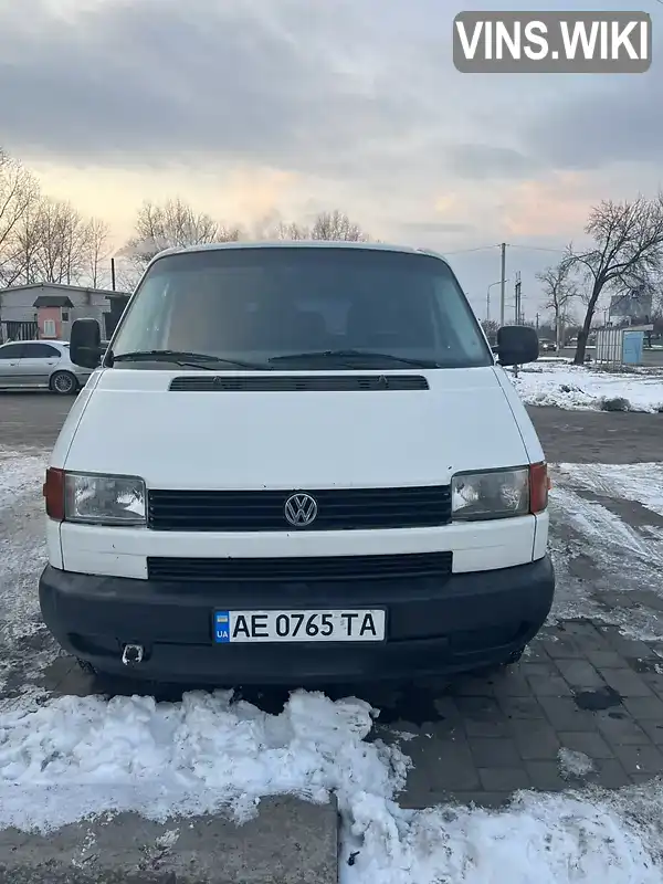 Минивэн Volkswagen Transporter 2000 1.9 л. Ручная / Механика обл. Днепропетровская, Павлоград - Фото 1/13