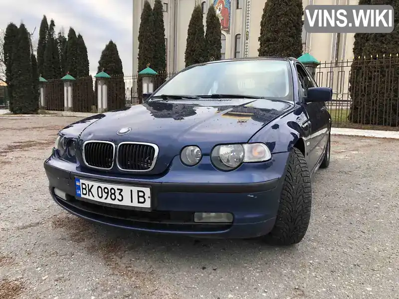 Купе BMW 3 Series 2004 2 л. Ручная / Механика обл. Ровенская, Дубно - Фото 1/9