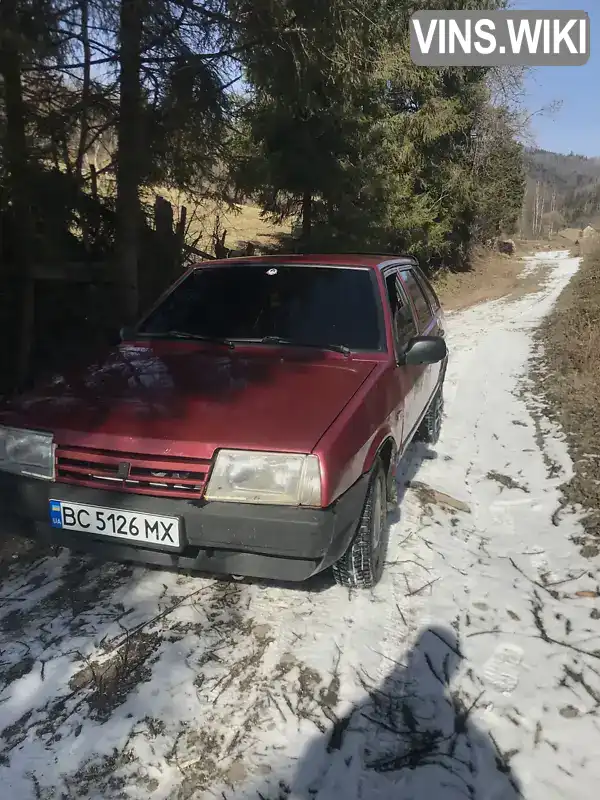 Хетчбек ВАЗ / Lada 2109 1996 1.6 л. Ручна / Механіка обл. Львівська, Славське - Фото 1/9