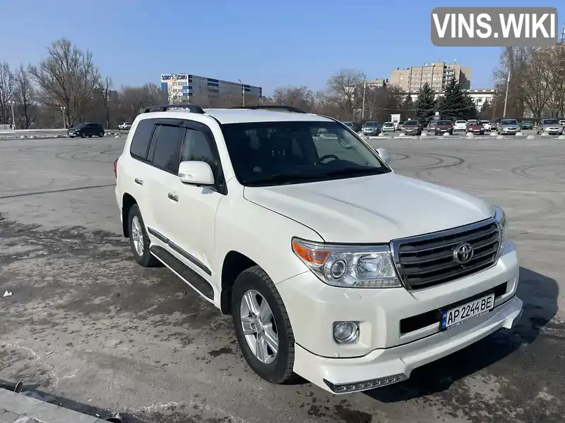 Внедорожник / Кроссовер Toyota Land Cruiser 2014 4.5 л. Автомат обл. Запорожская, Запорожье - Фото 1/14