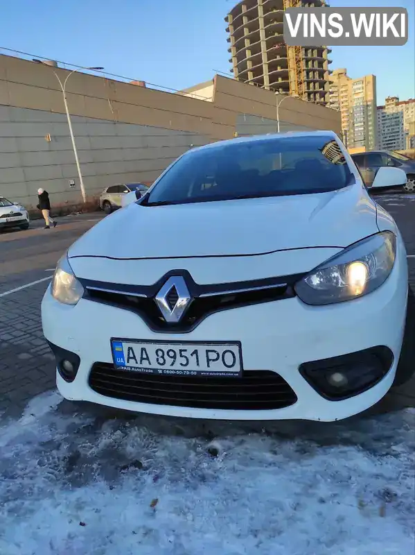 Седан Renault Fluence 2013 1.6 л. Ручная / Механика обл. Киевская, Киев - Фото 1/20