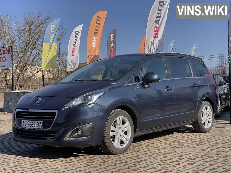 Мікровен Peugeot 5008 2015 1.6 л. Ручна / Механіка обл. Житомирська, Бердичів - Фото 1/21