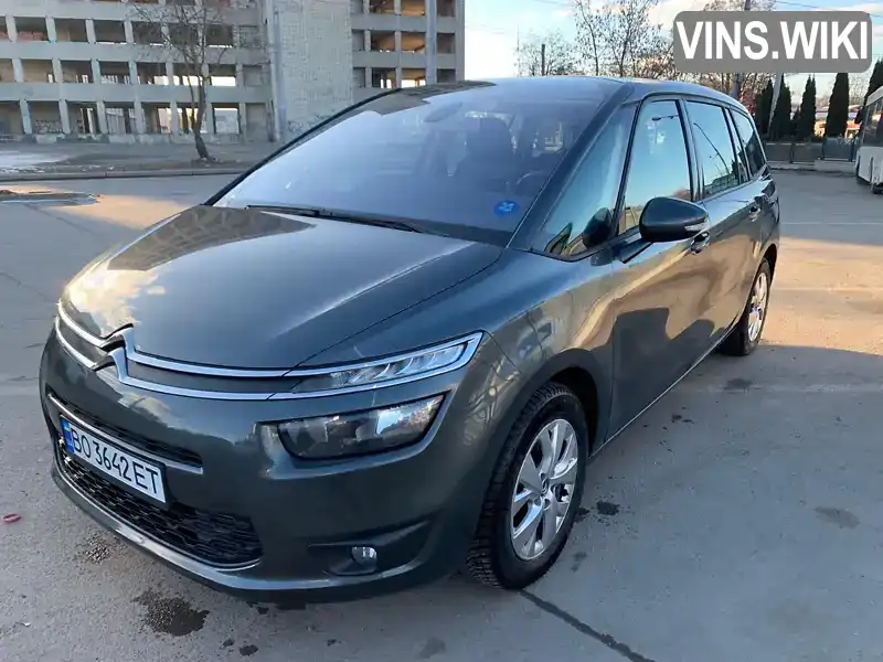 Минивэн Citroen Grand C4 Picasso 2014 1.6 л. Автомат обл. Тернопольская, Тернополь - Фото 1/21