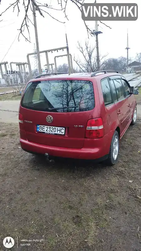 WVGZZZ1TZ3W017514 Volkswagen Touran 2003 Минивэн 1.6 л. Фото 8